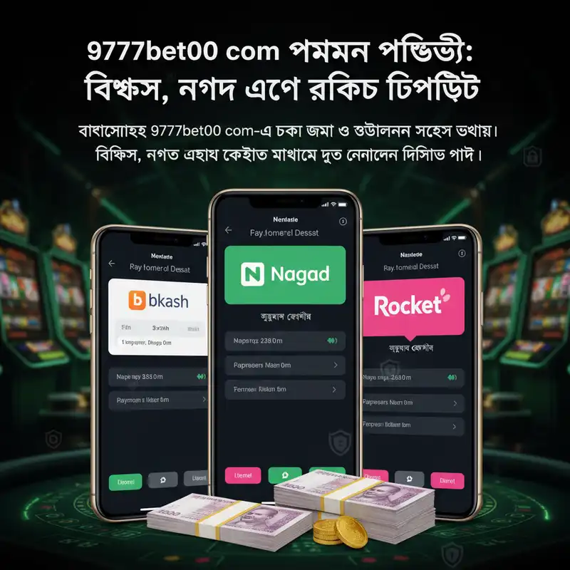 9777bet00 com পেমেন্ট পদ্ধতি বিকাশ নগদ রকেট